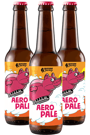 Pack 12 bouteilles de bières artisanales Aeropale 3ienchs