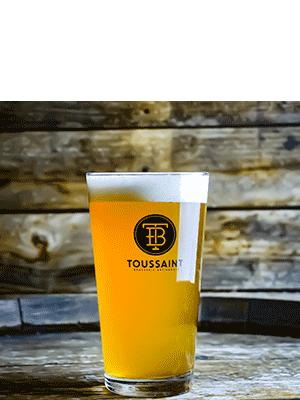 Verre à pinte brasserie Toussaint