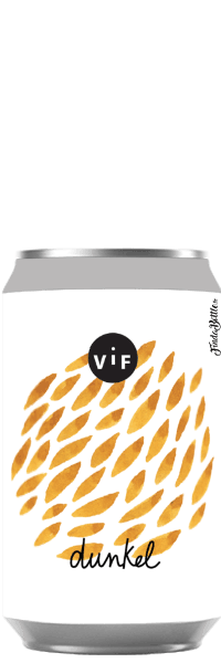 Bière artisanale Dunkel Dark German Lager brasserie Vif