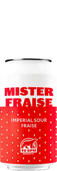 Mister Fraise Sour brasserie 90 Bpm