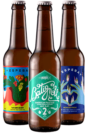 Coffret bières artisanales brasserie Hespebay