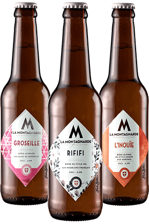 Coffret bières artisanales nouveautés brasserie La Montagnarde 33cl