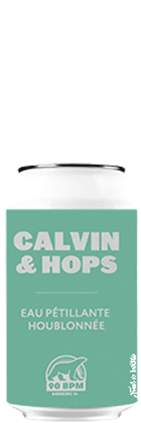 Calvin & Hops eau houblonnée brasserie 90 bpm