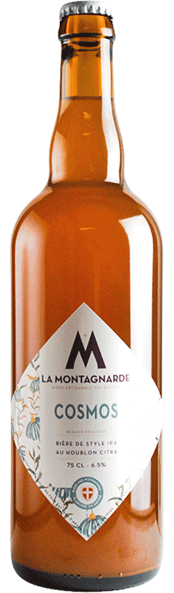 Cosmos buteille 75cl brasserie La Montagnarde