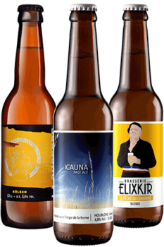 Coffret découverte de bières blondes artisanales françaises