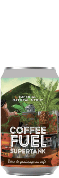 Coffee fuel supertank bière imperial oatmeal stout brasserie the piggy brewing