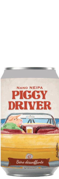 Piggy driver bière nano neipa brasserie the piggy brewing