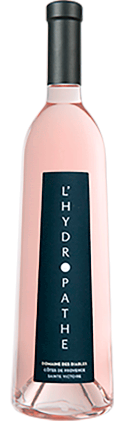 Bouteille de rosé L'Hydropathe du Domaine des Diables