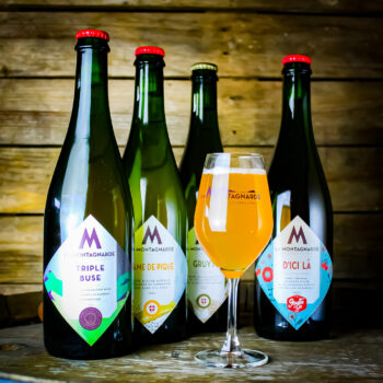 coffret verres à flûte et bières brasserie la montagnarde