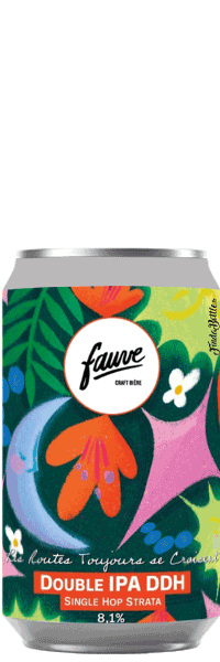 Les routes toujours se croisent bière DIPA DDH brasserie Fauve