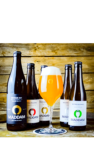 Coffret verres et bières brasserie maddam
