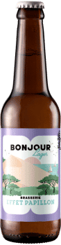 Bonjour Lager bière artisanale brasserie Effet Papillon