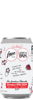 Canette de bière les jardins eternels double ipa ddh brasserie fauve carnets de bordel