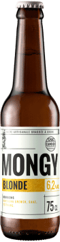 Mongy blonde bière artisale brasserie Cambier