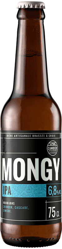 Mongy IPA bière artisanale brasserie Cambier