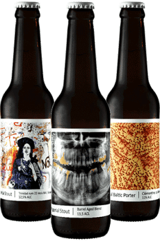 Coffret imperial stout et porter brasserie popihn