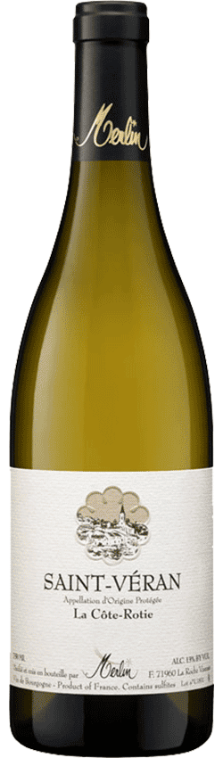 Bouteille de vins Saint Véran La Côte Rotie du Domaine Olivier Merlin