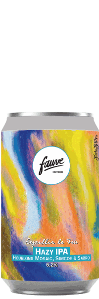 Rejaillir le Feu hazy IPA brasserie Fauve