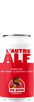 Bière artisanale l'autre Alf dipa nelson sauvin brasserie 90bpm