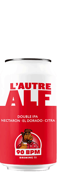 Bière artisanale l'autre Alf dipa nelson sauvin brasserie 90bpm