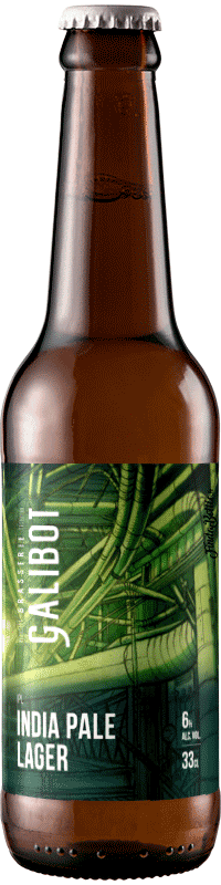 Bouteille de bière artisanale India Pale Lager brasserie Galibot