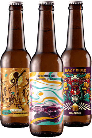 Coffret découvete bières brasserie hoppy road