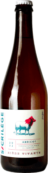 bouteille bière artisanale fermentation mixte abricot brasserie Sacrilège bouteille 75cl