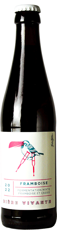 bouteille bière artisanale fermentation mixte framboise cassis brasserie Sacrilège