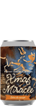 Canette de bière xmas miracle pastry double brown brasserie Piggy Brewing Company