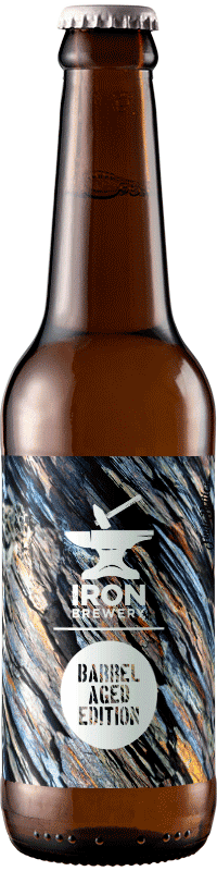 Bière Quadruple Banyuls barrel aged brasserie Iron