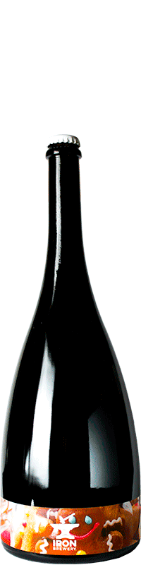 Magnum de bière artisanale Pain d'épices Iron