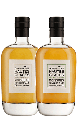Coffret de deux bouteilles de Whisky du Domaine des Hautes Glaces