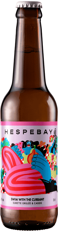 bouteille biere artisanale swim with the currant surette cassis brasserie hespebay