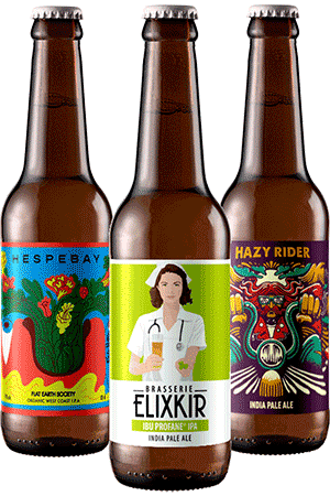Coffret découverte bières artisanales IPA