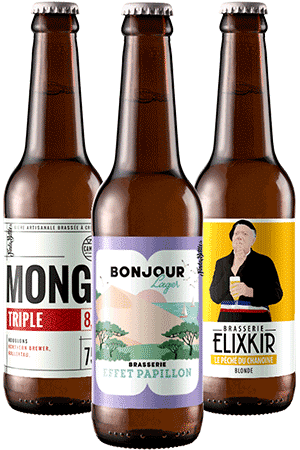 Coffret découverte de bières artisanales françaises