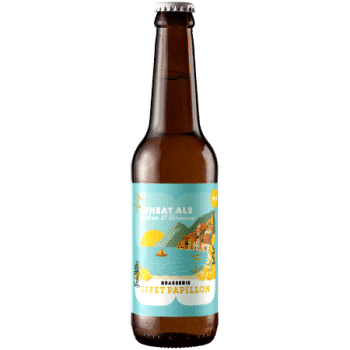 Bière artisanale wheat ale citron verveine brasserie effet papillon