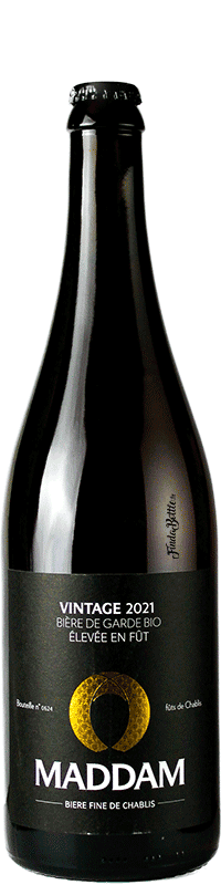 Bouteille de bière Vintage Brasserie Maddam