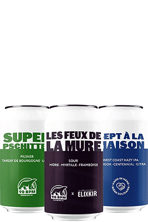 Coffret nouveautés can brasserie 90bpm 2