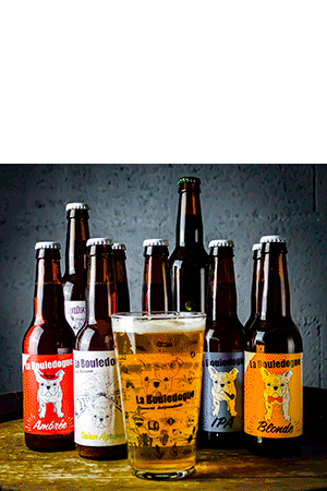 Brasserie La Bouledogue Coffret Verres & Bières !