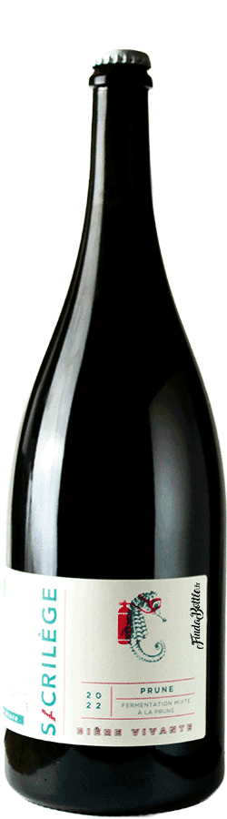 bière fermentation mixte prune magnum brasserie sacrilège