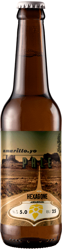 Bière Amarillo Yo brasserie Hexagones & Ales