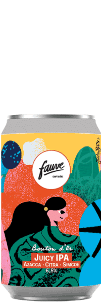 Bouton d'or bière artisanale juicy ipa brasserie fauve