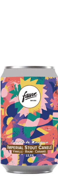 Canelé de Mauguio - Imperial Stout Vanille, Rhum & Caramel Brasserie Fauve