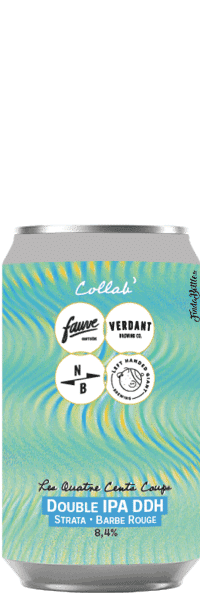 Les Quatres Cents Coups Double IPA DDH Strata & Barbe Rouge brasserie Fauve