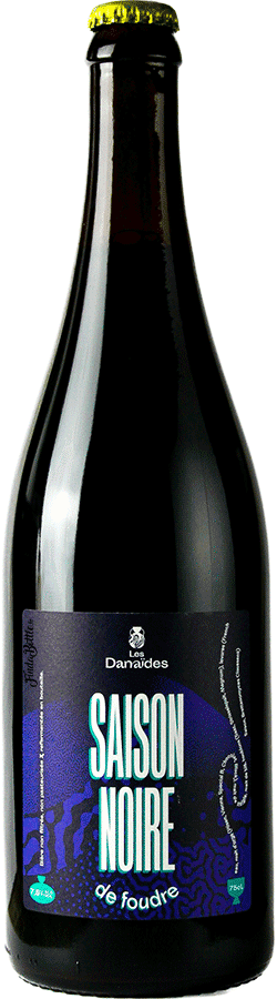 Saison Noire de Foudre brasserie Les Danaïdes