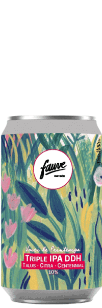 biere artisanale voici le printemps triple ipa brasserie fauve