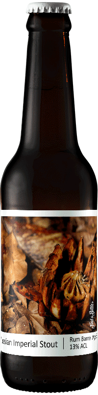 Rum Barrel Aged Blend Imperial Stout brasserie Popihn