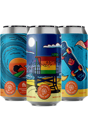 Coffret collab bières brasserie les intenables