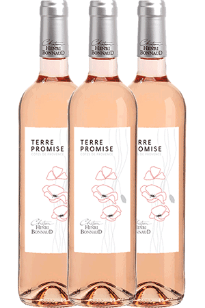 Vin rosé Terre Promise Côtes du Provence du Château Henri Bonnaud
