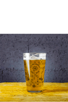 Verre à bière pinte brasserie les intenables